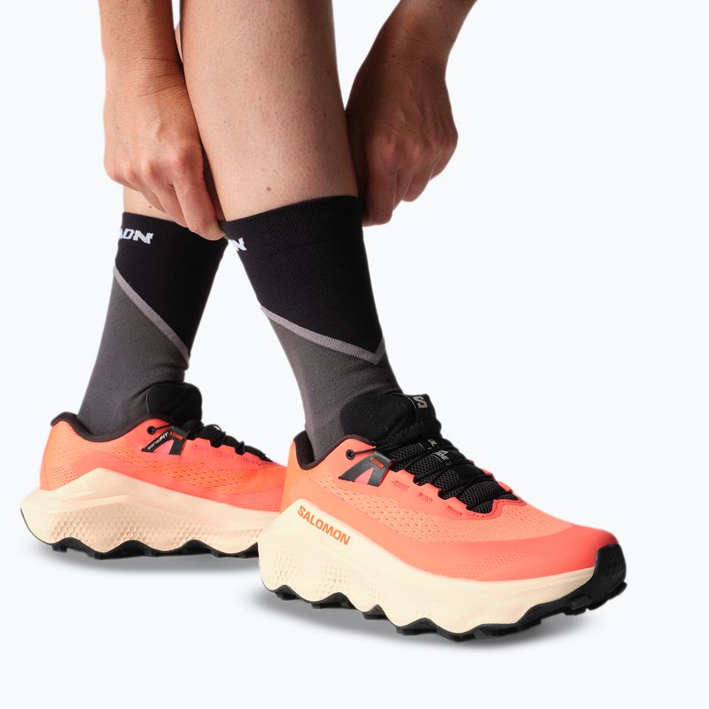 Moteriški bėgimo bateliai Salomon Ultra Glide 3 fusion coral/tender peach/black 7
