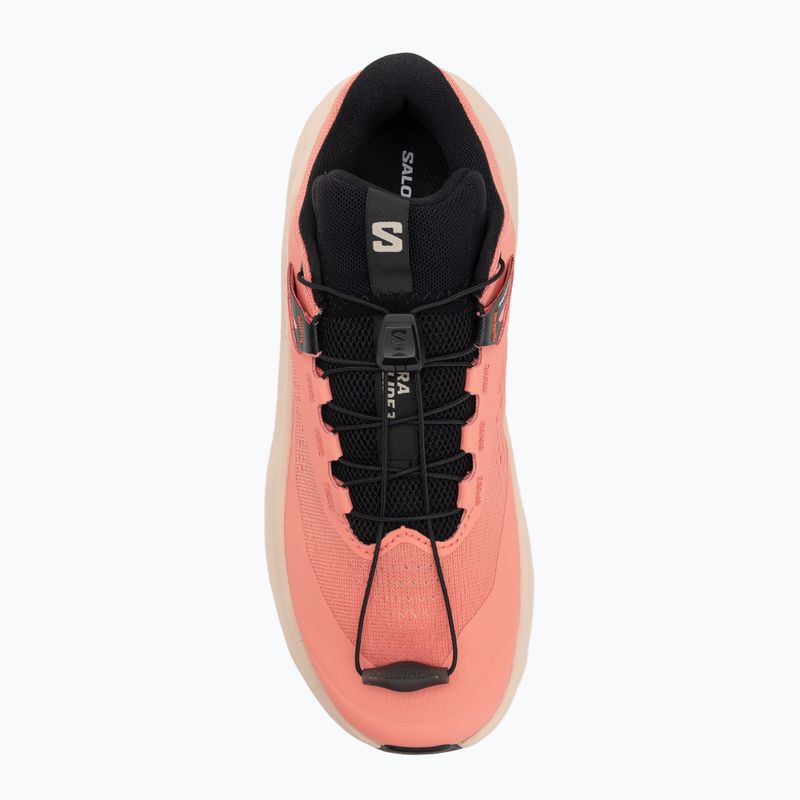 Moteriški bėgimo bateliai Salomon Ultra Glide 3 fusion coral/tender peach/black 5