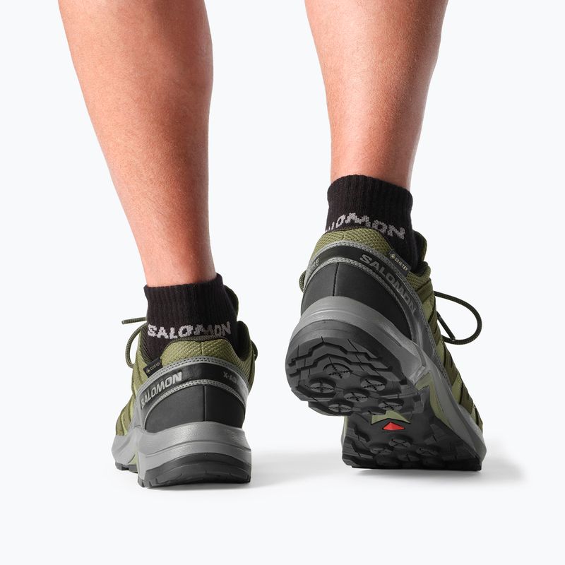 Vyriški trekingo batai Salomon X-Adventure Recon Waterproof olvnig/martini 15