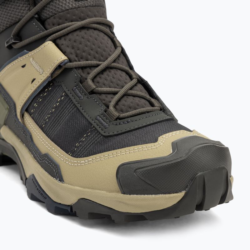 Vyriški žygio batai Salomon X Ultra 5 MID GTX peat / gray green / blue nights 7