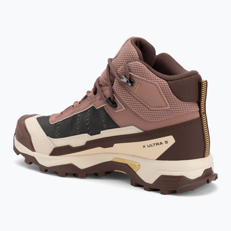 Moteriški žygio batai Salomon X Ultra 5 MID GTX burlwood / french roast / rattan 3