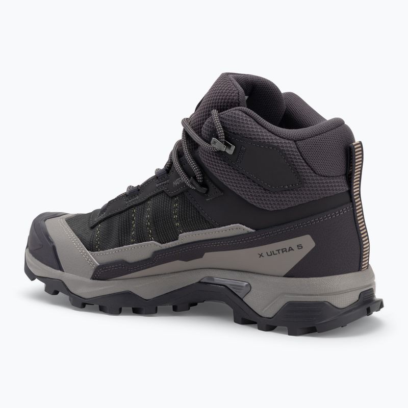 Moteriški žygio batai Salomon X Ultra 5 MID GTX nine iron / gull / soft clay 3