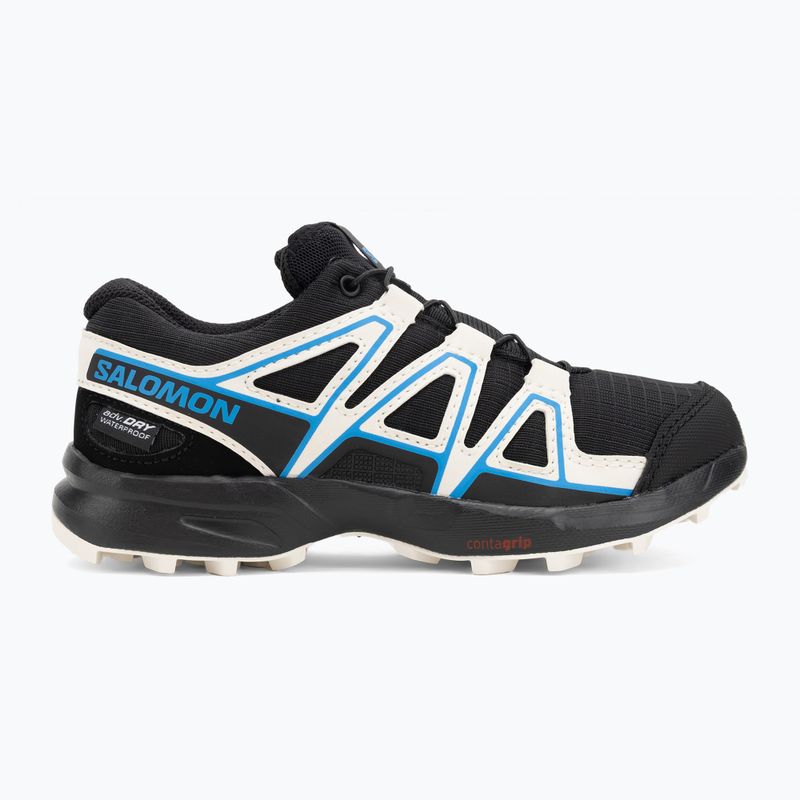 Vaikiški bėgimo bateliai Salomon Speedcross Waterproof black/vanilla ice/french blue 2