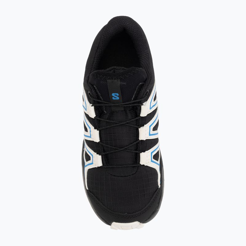 Vaikiški bėgimo bateliai Salomon Speedcross Waterproof black/vanilla ice/french blue 5