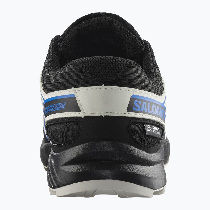 Vaikiški bėgimo bateliai Salomon Speedcross Waterproof black/vanilla ice/french blue 10