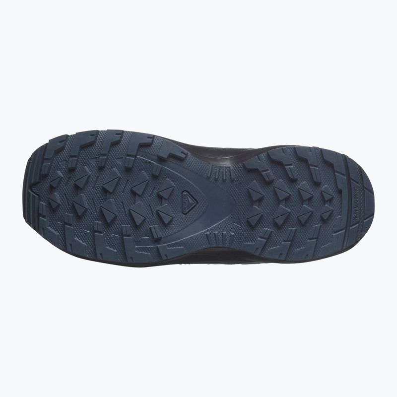 Vaikiški žygio batai Salomon XA Pro 3D V8 Waterproof juoda/turbulencija/karjeras 11