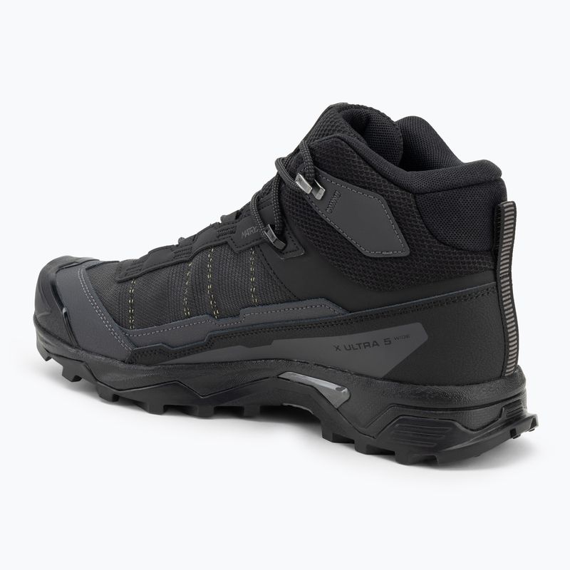 Vyriški žygio batai Salomon X Ultra 5 MID Wide GTX Black/Asphalt/Castlerock 3