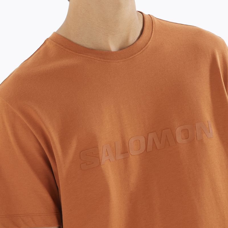 Vyriški marškinėliai Salomon Big Logo Tee sierra 3