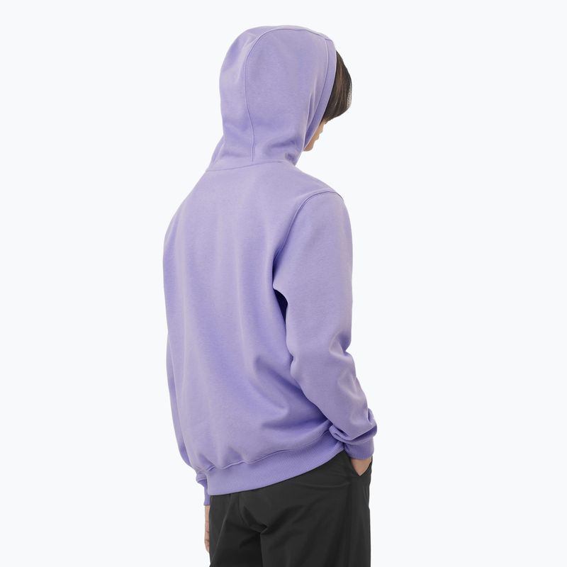 Vyriškas džemperis Salomon Logo Hoodie violet tulip 2
