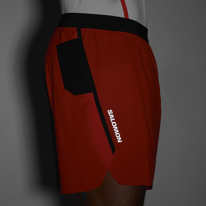 Vyriški bėgimo šortai Salomon S/Lab Speed Spl 7" fiery red 3
