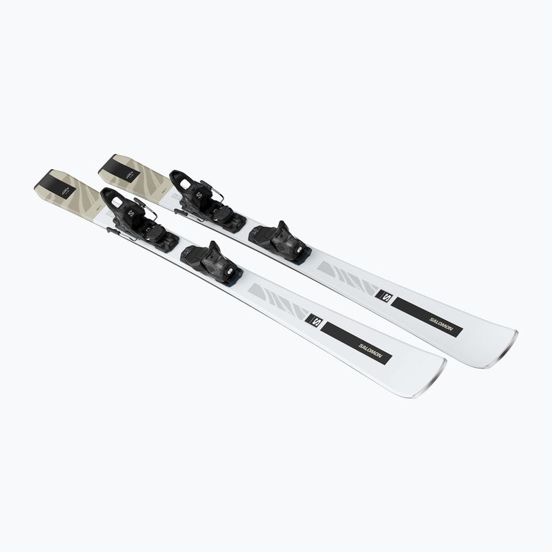 Moteriškos kalnų slidės Salomon S/Max N°4 + apkaustai M10 GW white/light bronze metallic 3