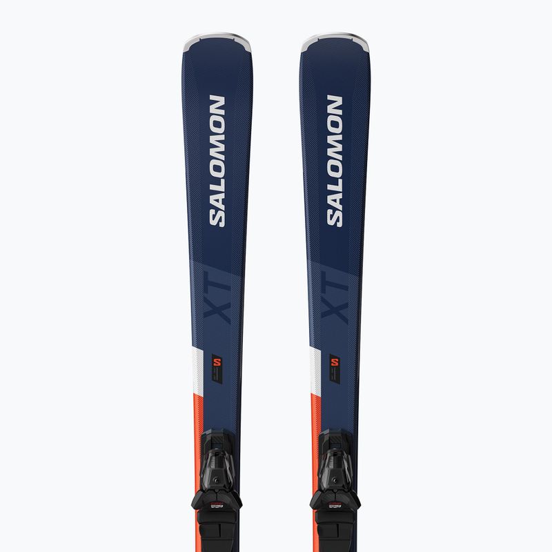 Kalnų slidės Salomon S/Max 6 XT + apkaustai M10 GW silver/legion blue met/fiery coral 4