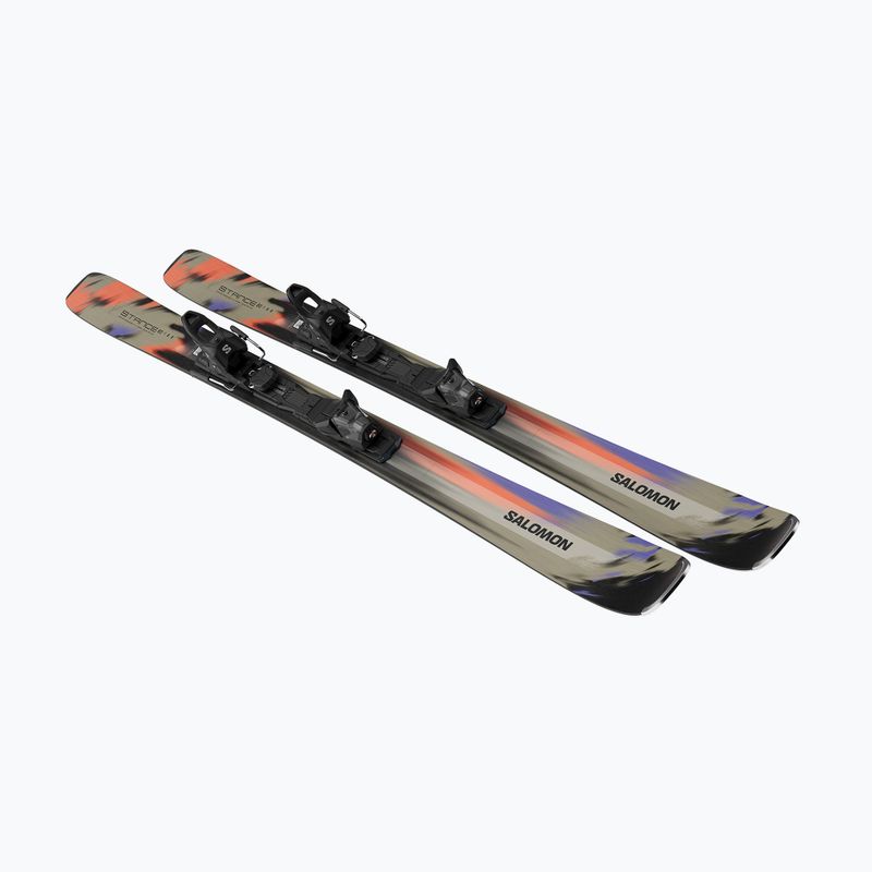 Kalnų slidės + apkaustai Salomon Stance 80 + M10 GW kelp/nasturtium 4