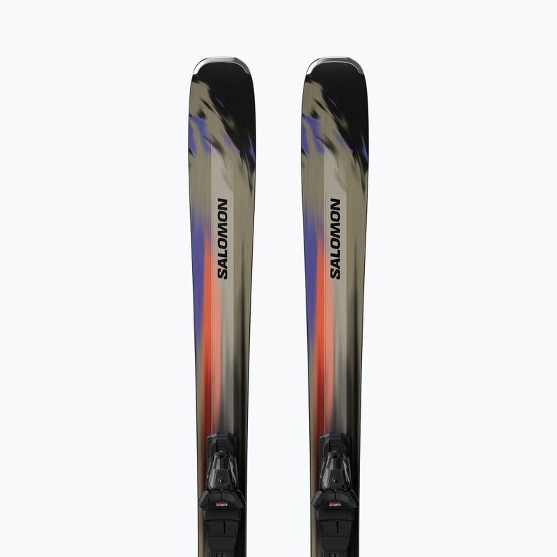 Kalnų slidės + apkaustai Salomon Stance 80 + M10 GW kelp/nasturtium 5