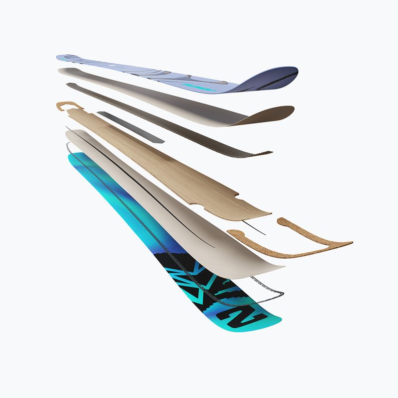 Kalnų slidės Salomon QST 100 cosmic sky/dark grey/neon blue 7