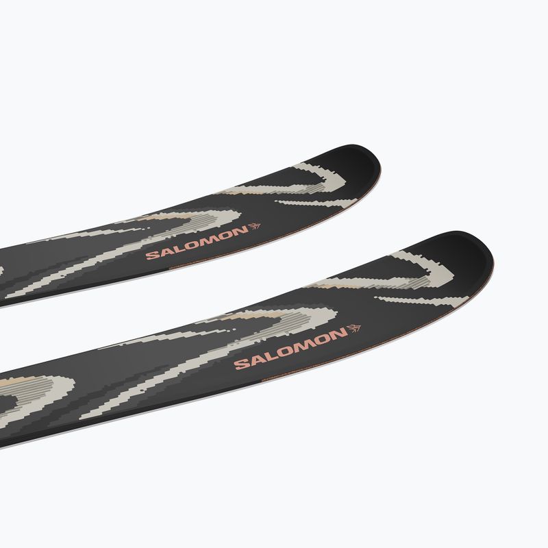 Kalnų slidės Salomon QST 94 Black black/almond milk 4