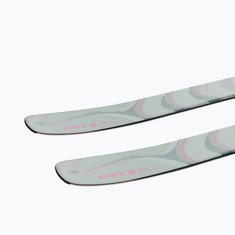 Kalnų slidės Salomon QST 100 iceberg green/nirvana/rhodamine 6