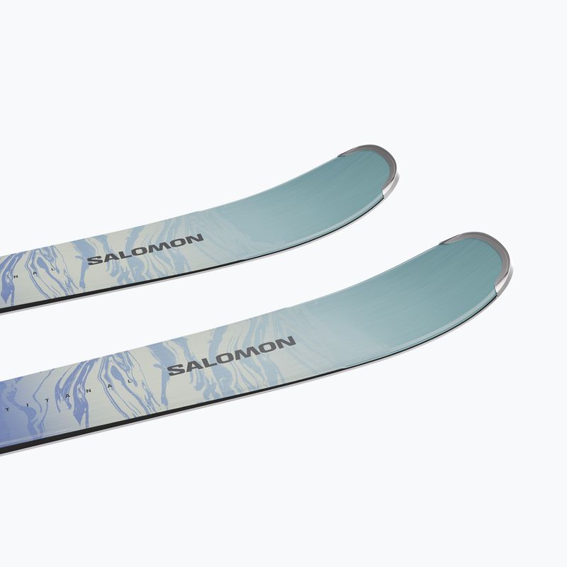 Moteriškos kalnų slidės + apkaustai Salomon Stance Pro W 82 + MI11 GW aruba blue/blue yonder 6