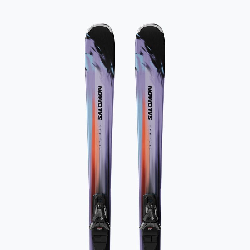 Kalnų slidės Salomon Stance Pro 86 + apkaustai MI12 GW violet tulip/nasturtium/black 4