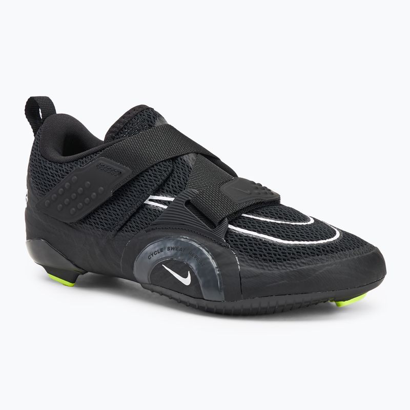 Dviračių sporto batai Nike Superrep Cycle 2 juoda/juoda-volt