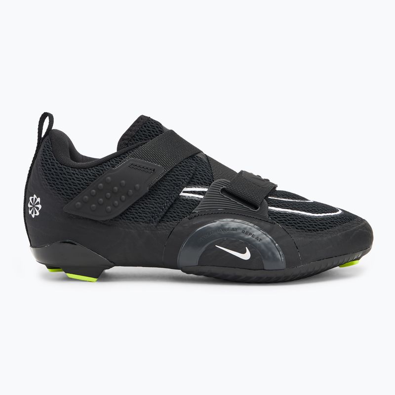 Dviračių sporto batai Nike Superrep Cycle 2 juoda/juoda-volt 2