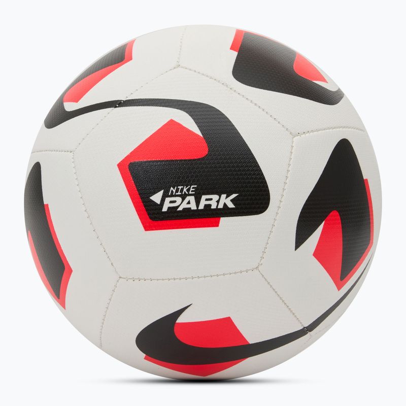 Futbolo kamuolys Nike Park Team 2.0 white/bright crimson/black dydis 4 2