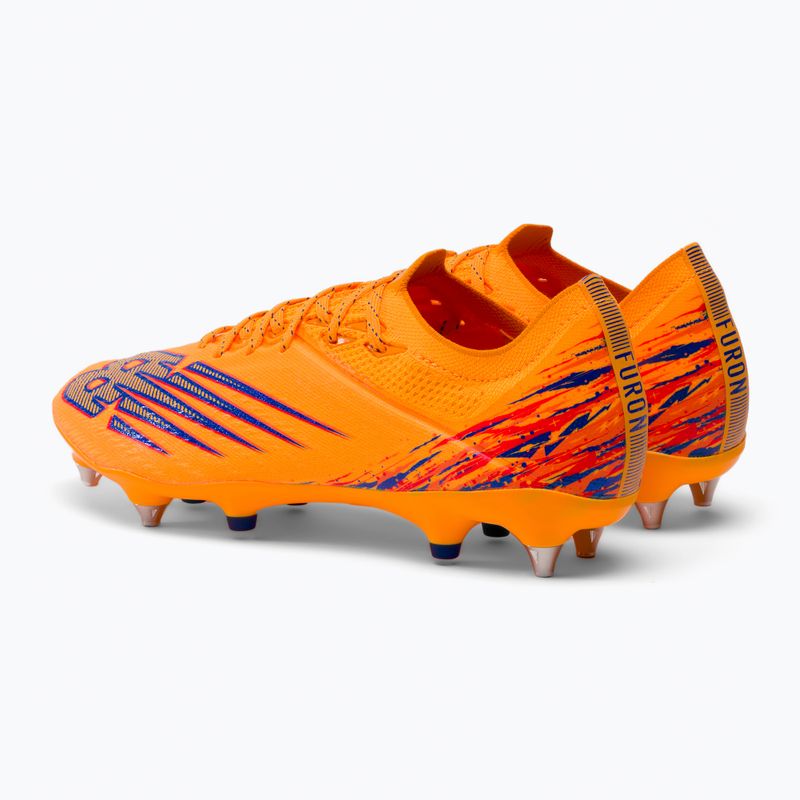 Futbolo bateliai New Balance Furon V6+ Pro SG oranžiniai MSF1SA65.D.080 3