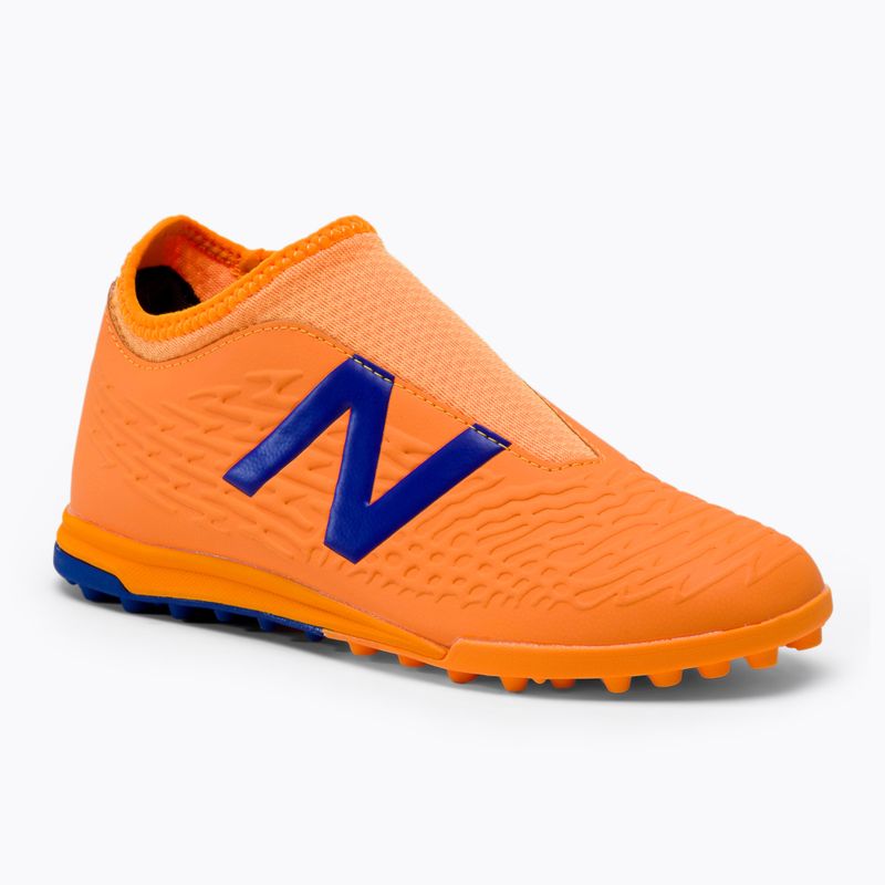 Vaikiški futbolo bateliai New Balance Tekela V3+ Magique TF oranžiniai JST3TD35.M.055