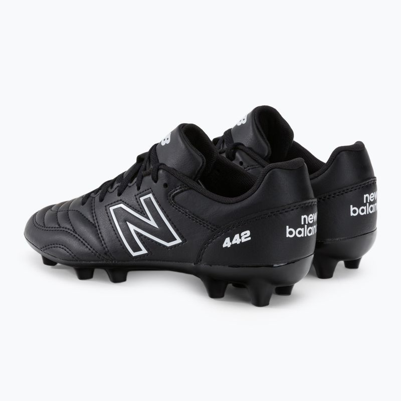 Vaikiški futbolo bateliai New Balance 442 V2 Academy FG juodi JS43FBK2.M.035 3