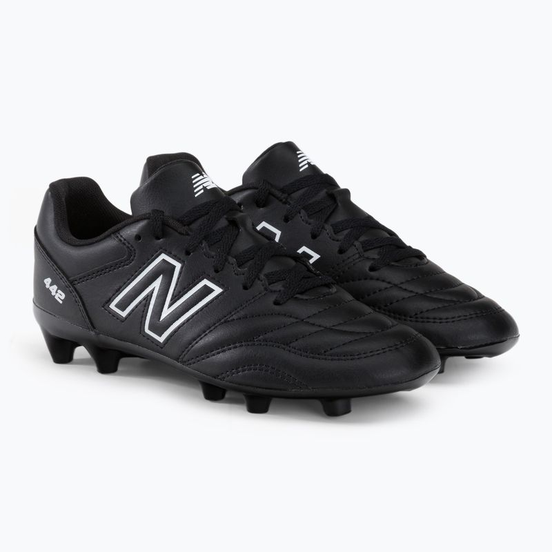 Vaikiški futbolo bateliai New Balance 442 V2 Academy FG juodi JS43FBK2.M.035 4