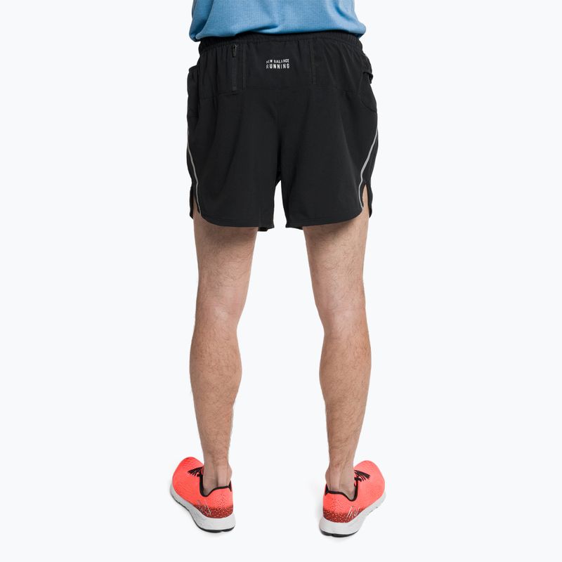 New Balance Impact Run 5" vyriški bėgimo šortai juodi MS21268BK 3