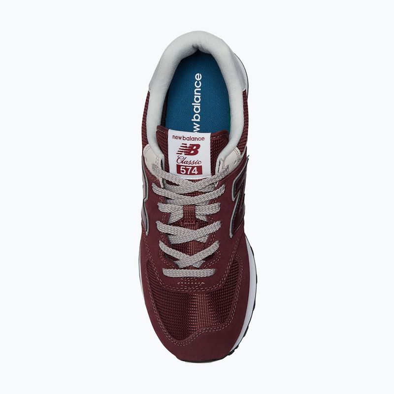 Vyriški New Balance 574 raudoni batai 5