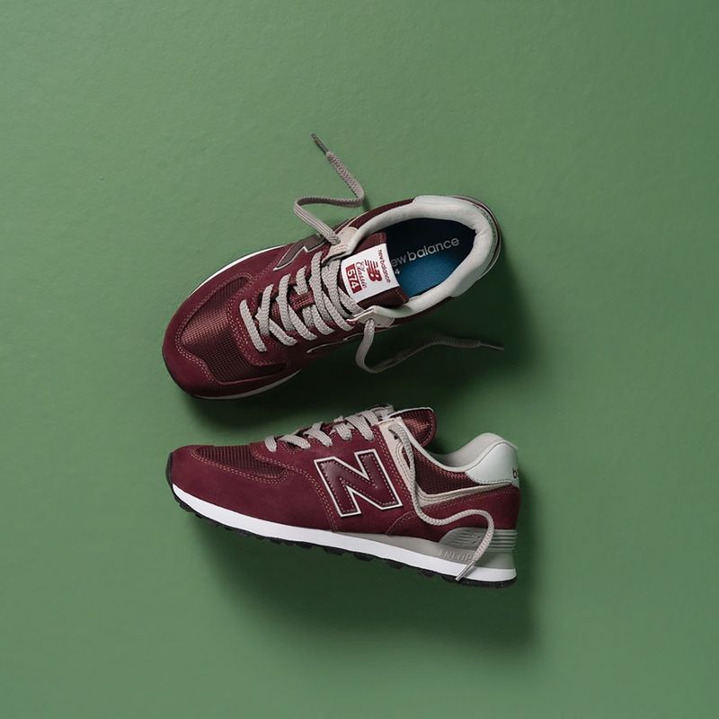 Vyriški New Balance 574 raudoni batai 9