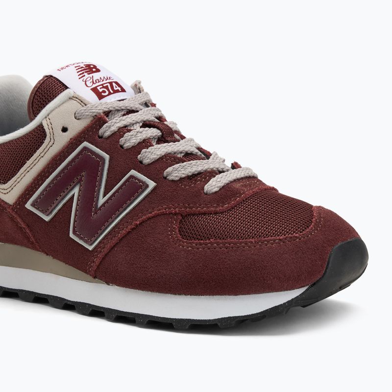 Vyriški New Balance 574 raudoni batai 7