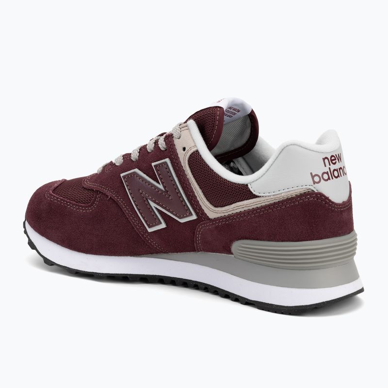Vyriški batai New Balance Classic 574's V3 Wide maroon 3