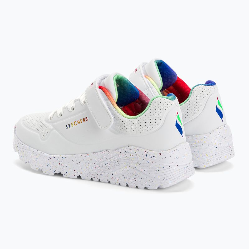 Vaikiški batai SKECHERS Uno Lite Rainbow Specks white/multi 3