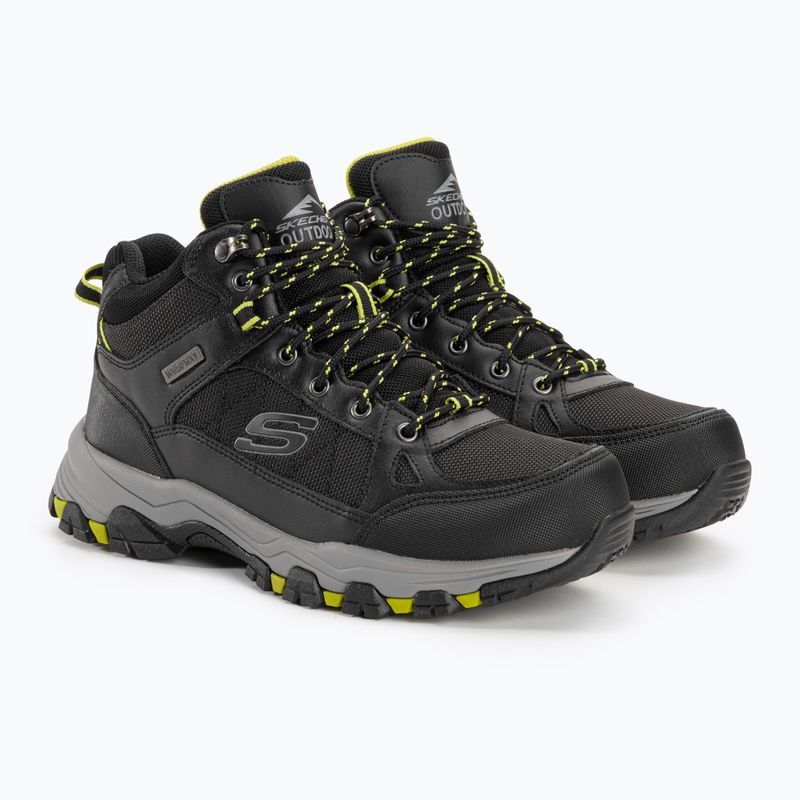 SKECHERS Selmen Melano vyriški trekingo batai juodi 4