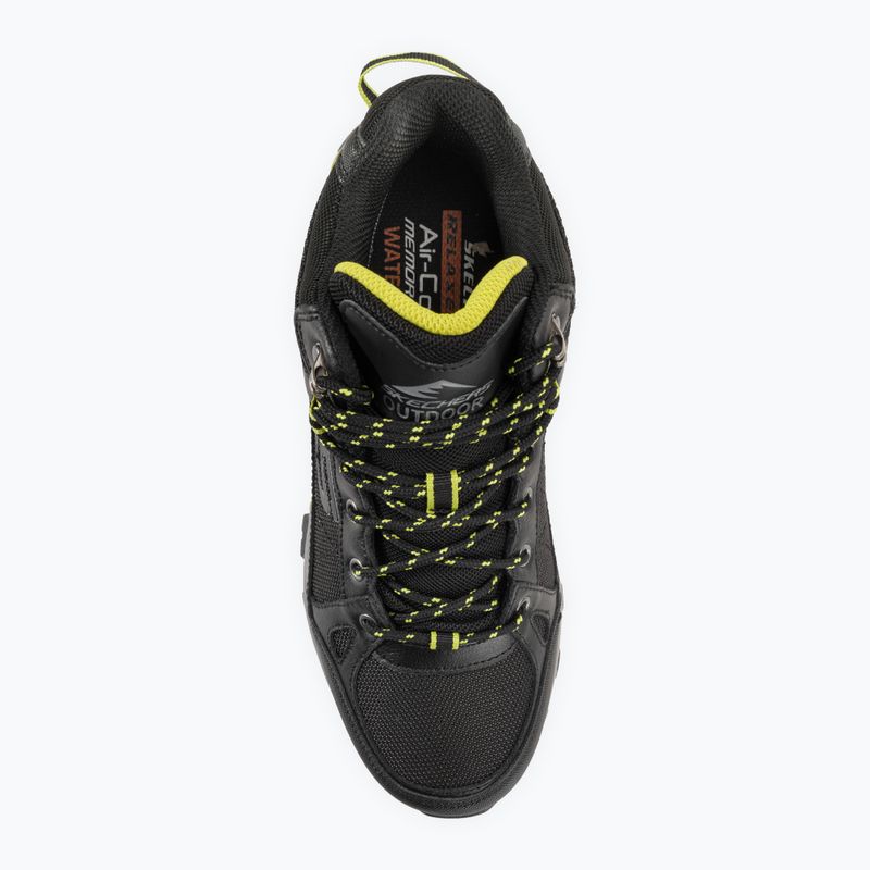 SKECHERS Selmen Melano vyriški trekingo batai juodi 6
