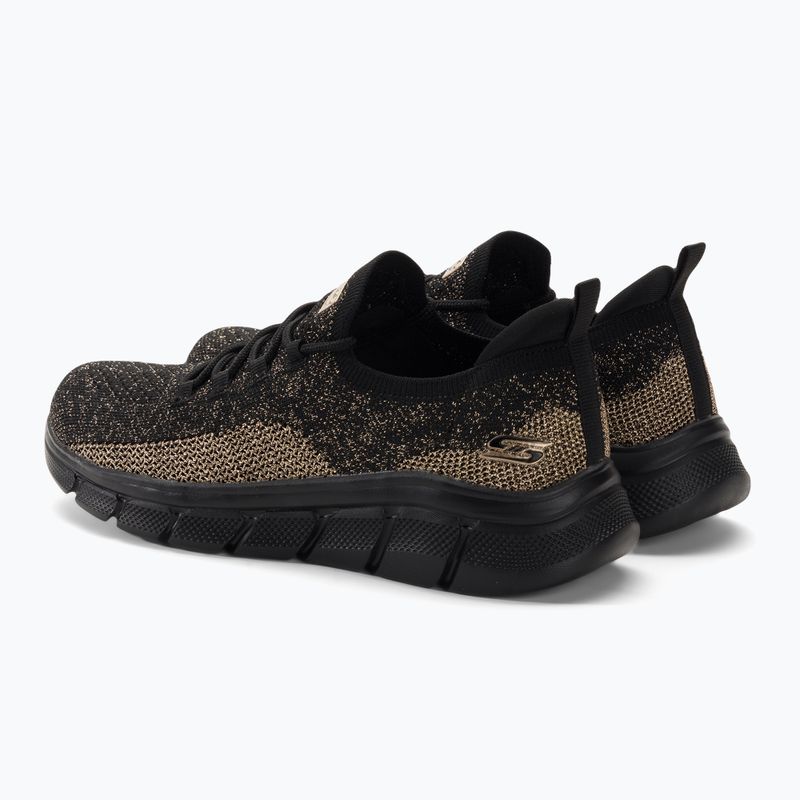 Moteriški batai SKECHERS Bobs B Flex Fall Sparks black/gold 3