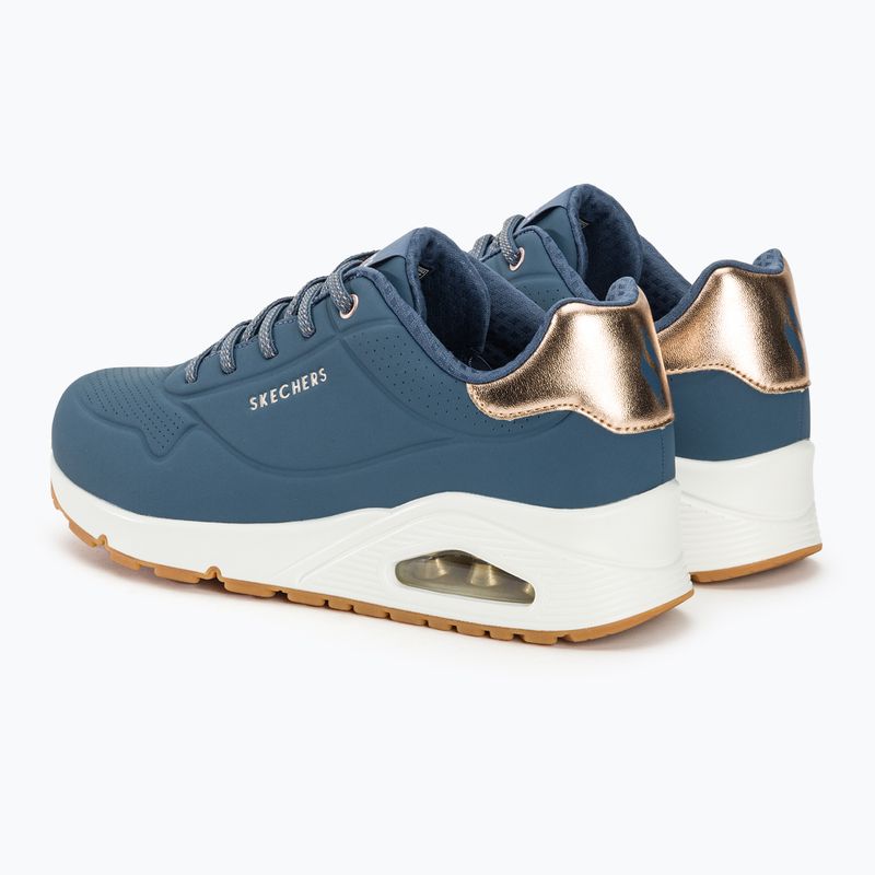 Moteriški batai SKECHERS Uno Shimmer Away navy 4