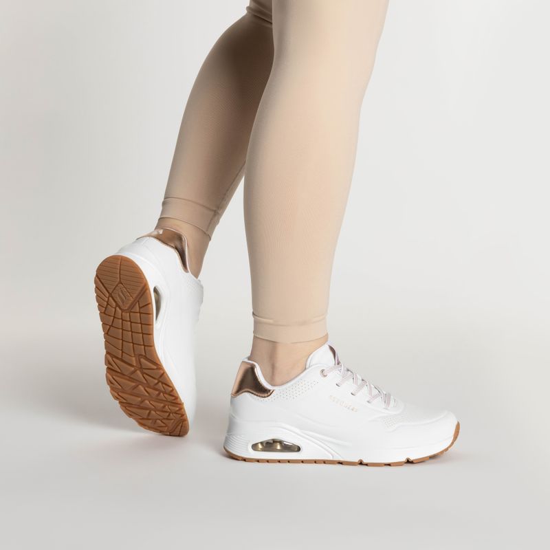 Moteriški batai SKECHERS Uno Shimmer Away white 2