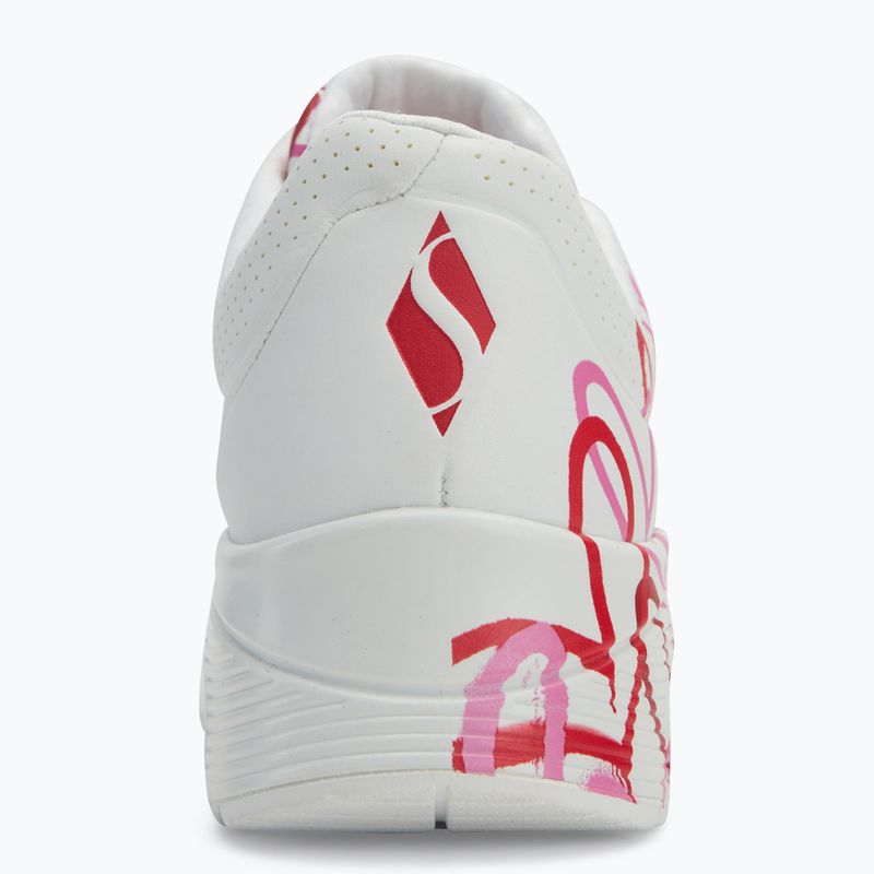 Moteriški batai SKECHERS JGoldcrown Uno Spread The Love white/red/pink 6