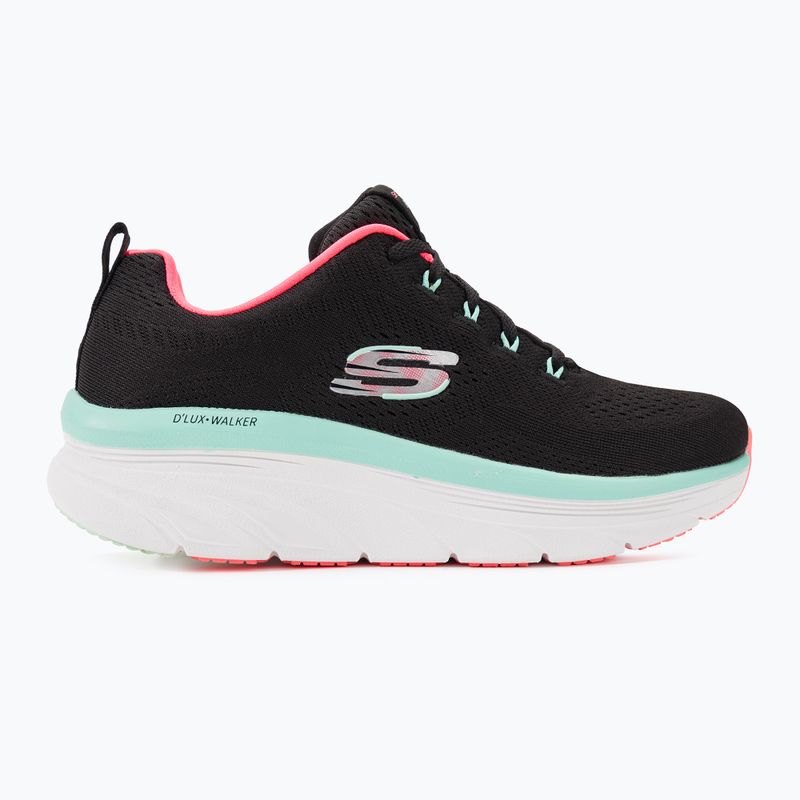 Moteriški batai SKECHERS D'Lux Walker Let It Glow black/mint 3