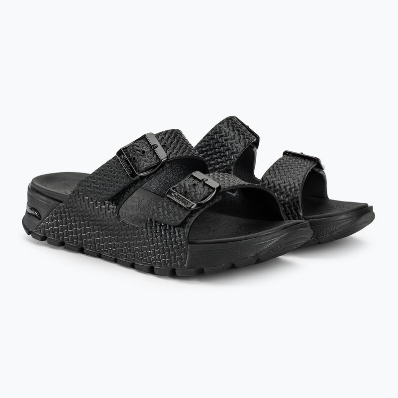Moteriškos šlepetės SKECHERS Arch Fit Footsteps Hi'Ness black 5