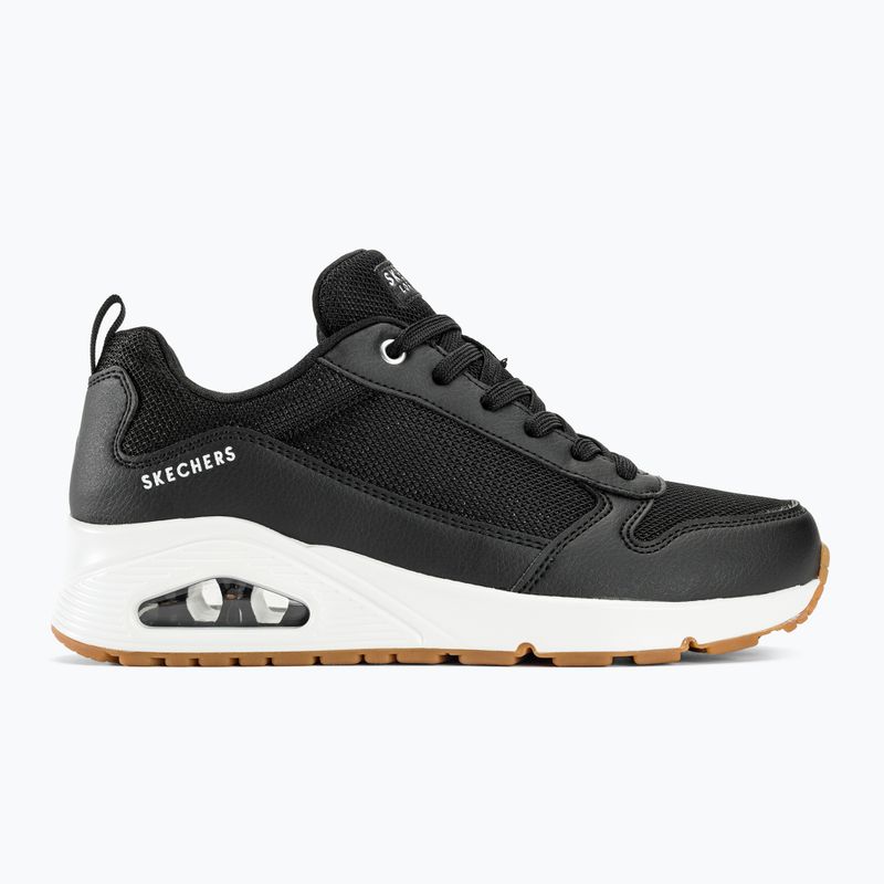 Moteriški batai SKECHERS Uno Inside Matters black/white/mesh 3
