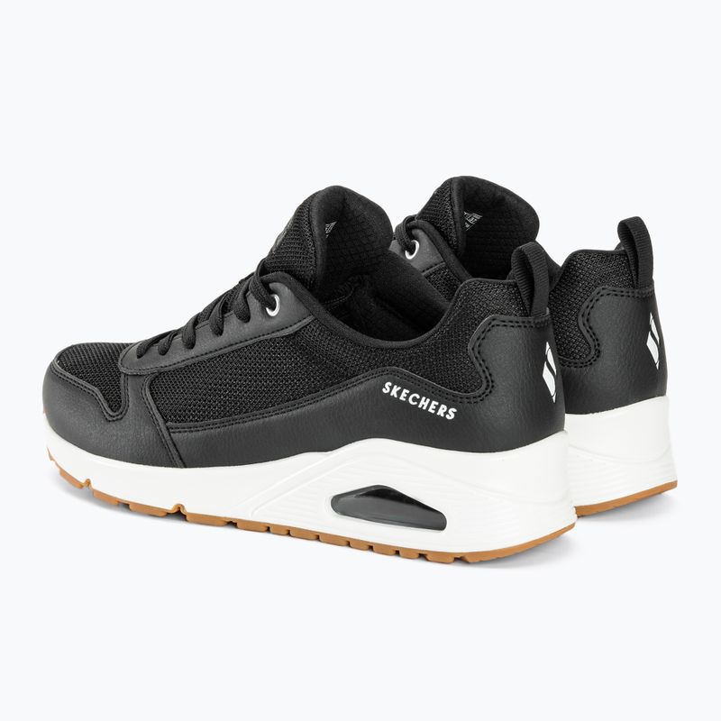 Moteriški batai SKECHERS Uno Inside Matters black/white/mesh 4