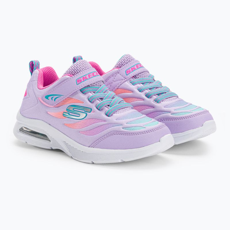 SKECHERS Microspec Max Airy Spalva levandų/daugiafunkcinė vaikiški treniruočių bateliai 4