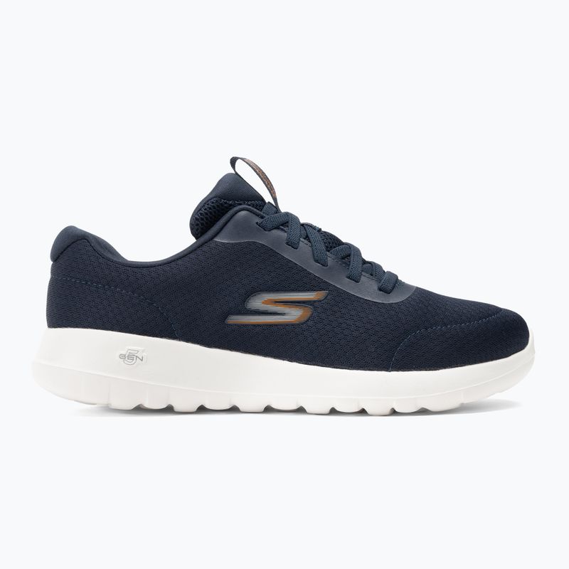 Vyriški batai SKECHERS Go Walk Max Midshore navy/white/orange 2