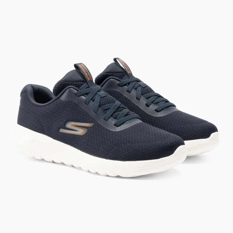 Vyriški batai SKECHERS Go Walk Max Midshore navy/white/orange 4