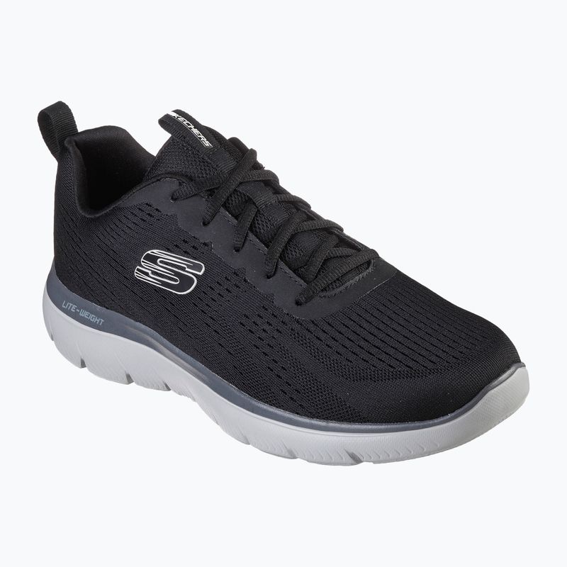 SKECHERS Summits Torre black/charcoal vyriški treniruočių bateliai 7